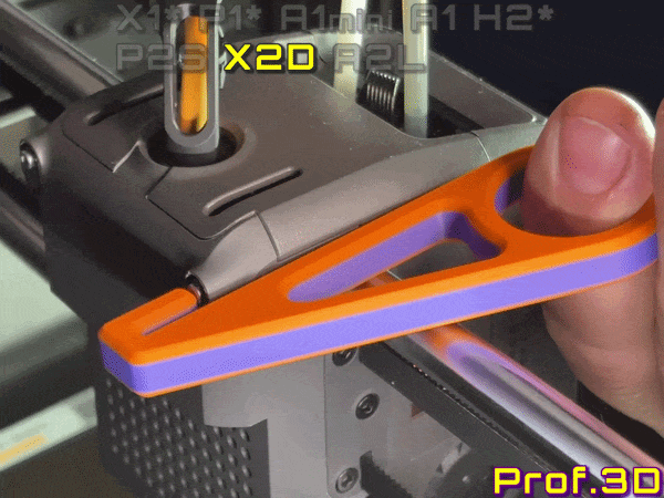 X2D Filament Cutter Tool ⧸ Aligned Front Access