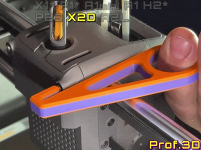 X2D Filament Cutter Tool ⧸ Aligned Front Access