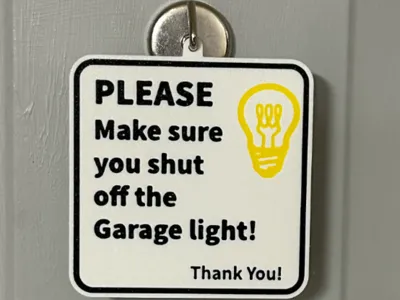 Shut off the garage light