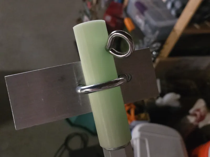 Painter's pole antenna mast adapter
