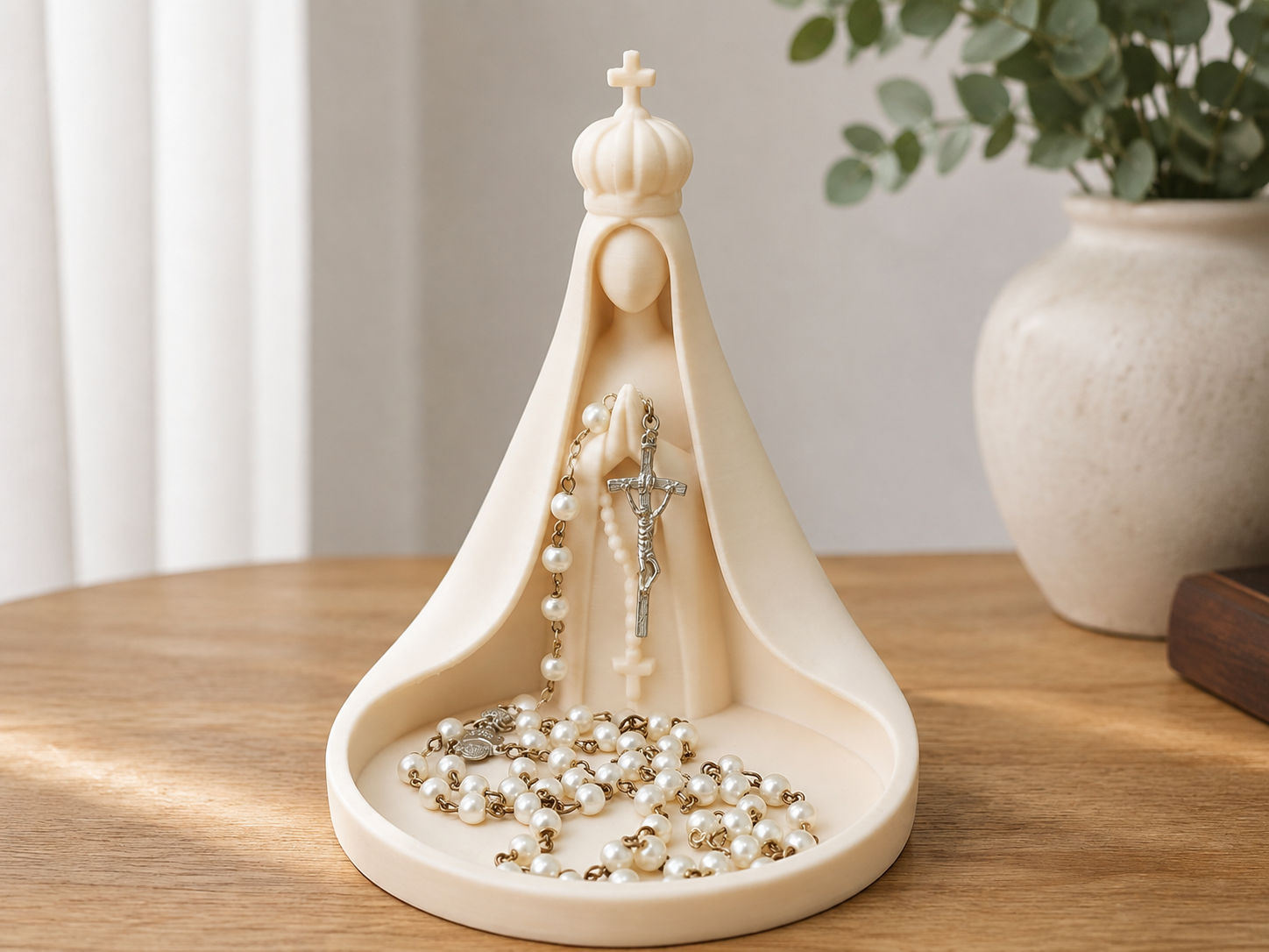 Our Lady of Aparecida Rosary Tray - 1