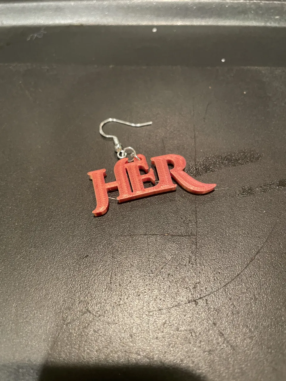 She Her Gender Earrings view 4