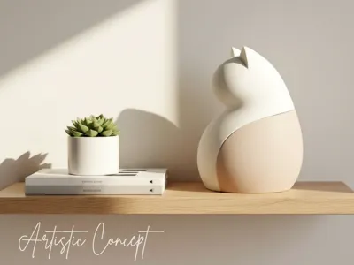 Minimalist Fat Cat