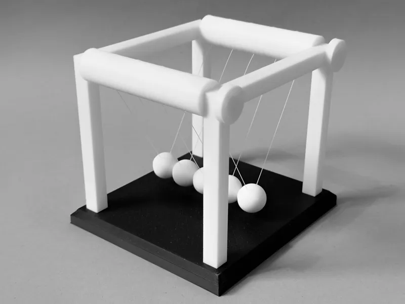 Functional (ish) Newton's Cradle