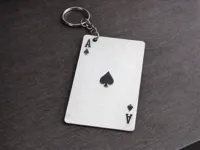 Ace of Spades Keychain