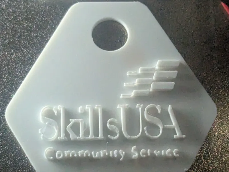 Skills USA Keychain/Pendant - 3 Solid Colors