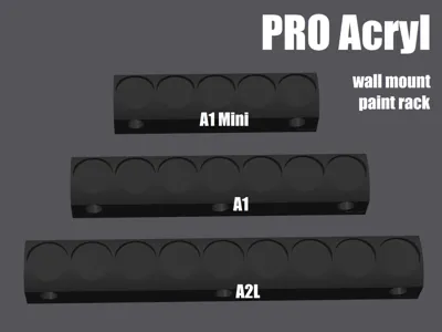 PRO Acryl Paint Rack (wall mount)