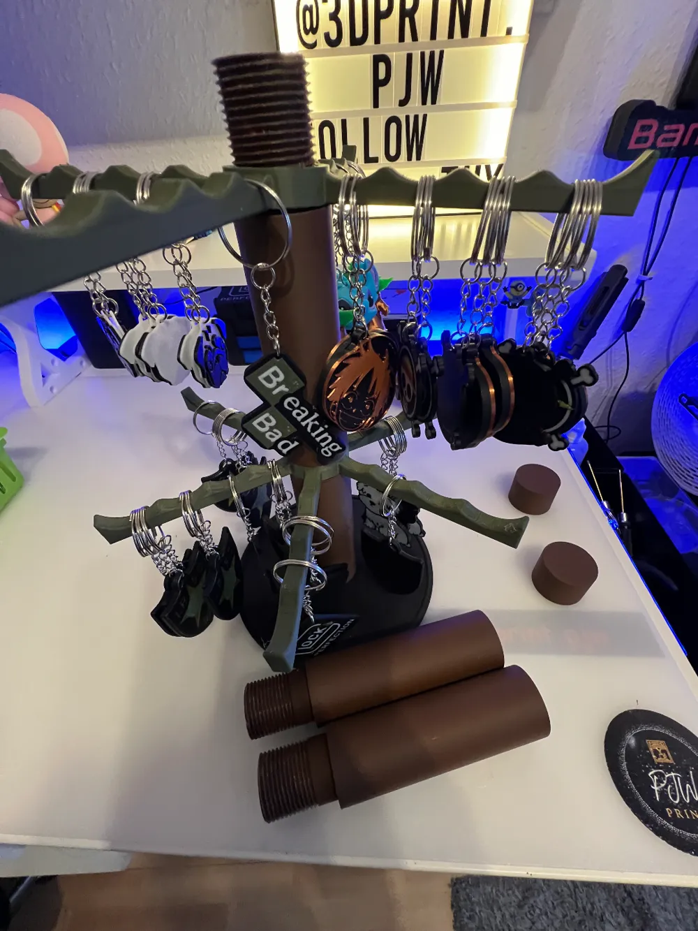 Keychain-Tree-Modular Keychain Display by 3dprint.pjw MakerWorld ...