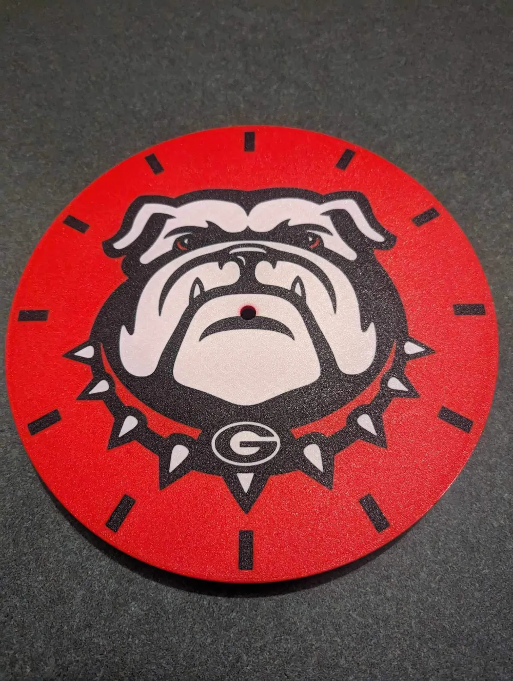 Bulldogs Logo Clock by Scubafan MakerWorld