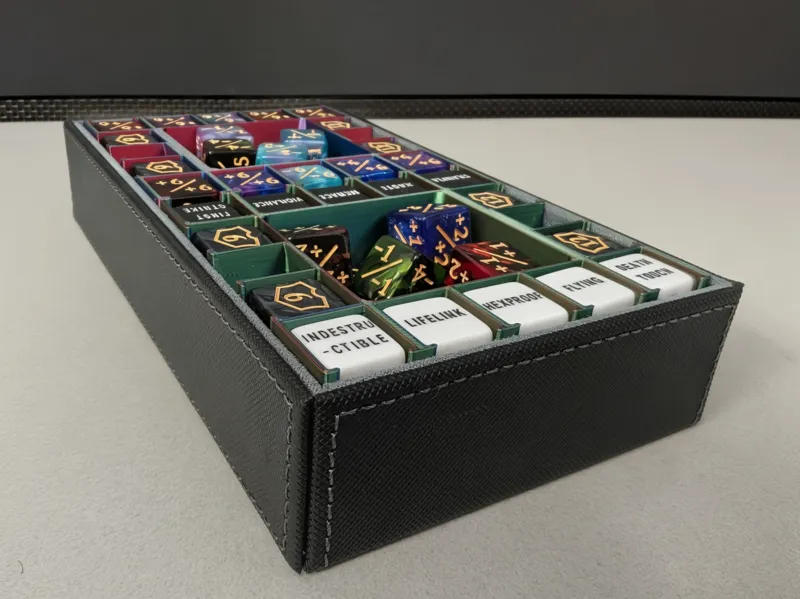 Dice Tray Insert for UAONO 6 Commander Deck Case