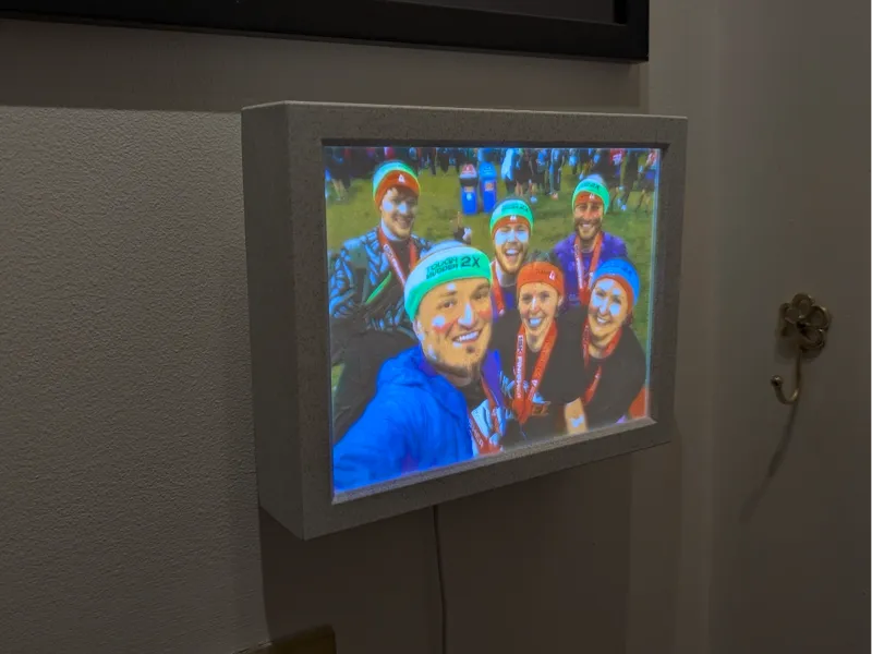 Magsafe Compatible Lithophane Frames + Wall Mount