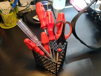 Hexagonal Box/Pencil Holder No Supports/30 grams