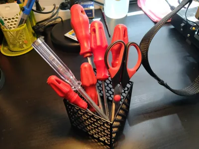 Hexagonal Box/Pencil Holder No Supports/30 grams