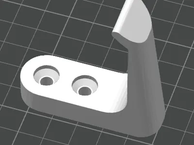 Longboard wall mount 2 holes 