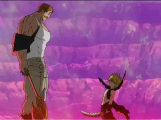 Escanor vs Meliodas manga panel hueforge