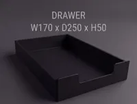 W170 x D250 x H50 - Drawer