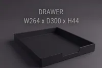 W264 x D300 x H44 - Drawer