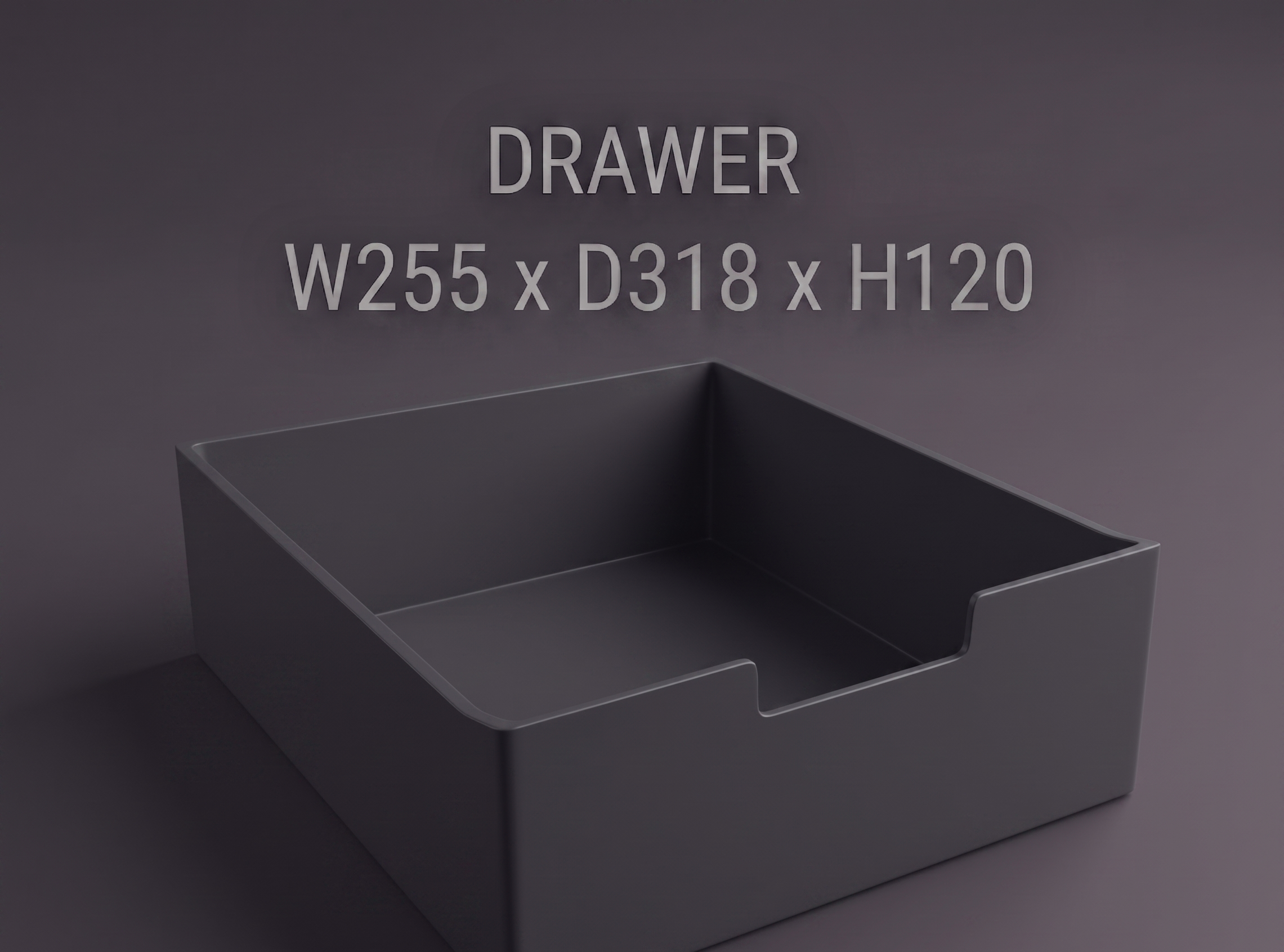 Miniatura 9 do modelo 3D Stackable Drawers - Various Sizes