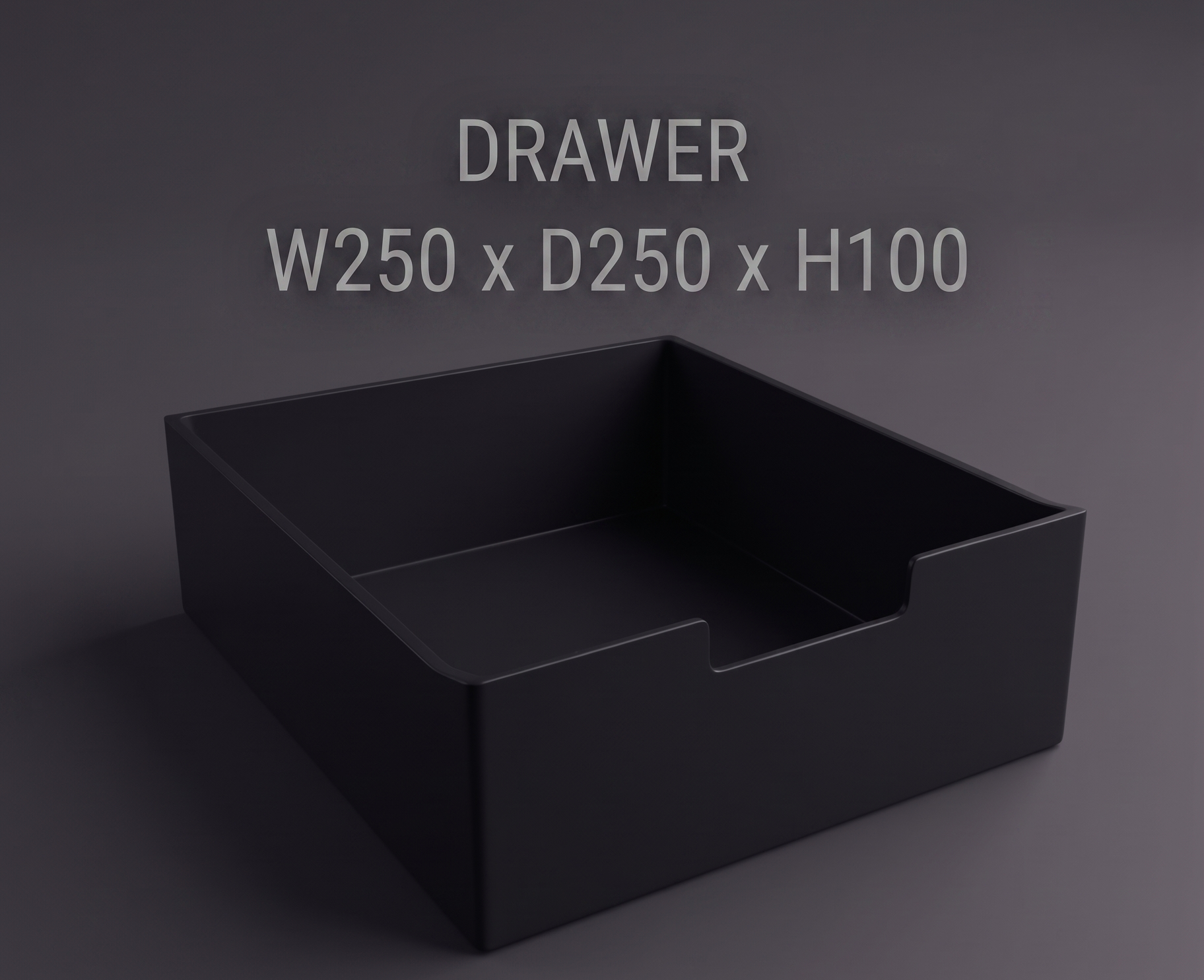 Miniatura 1 do modelo 3D Stackable Drawers - Various Sizes