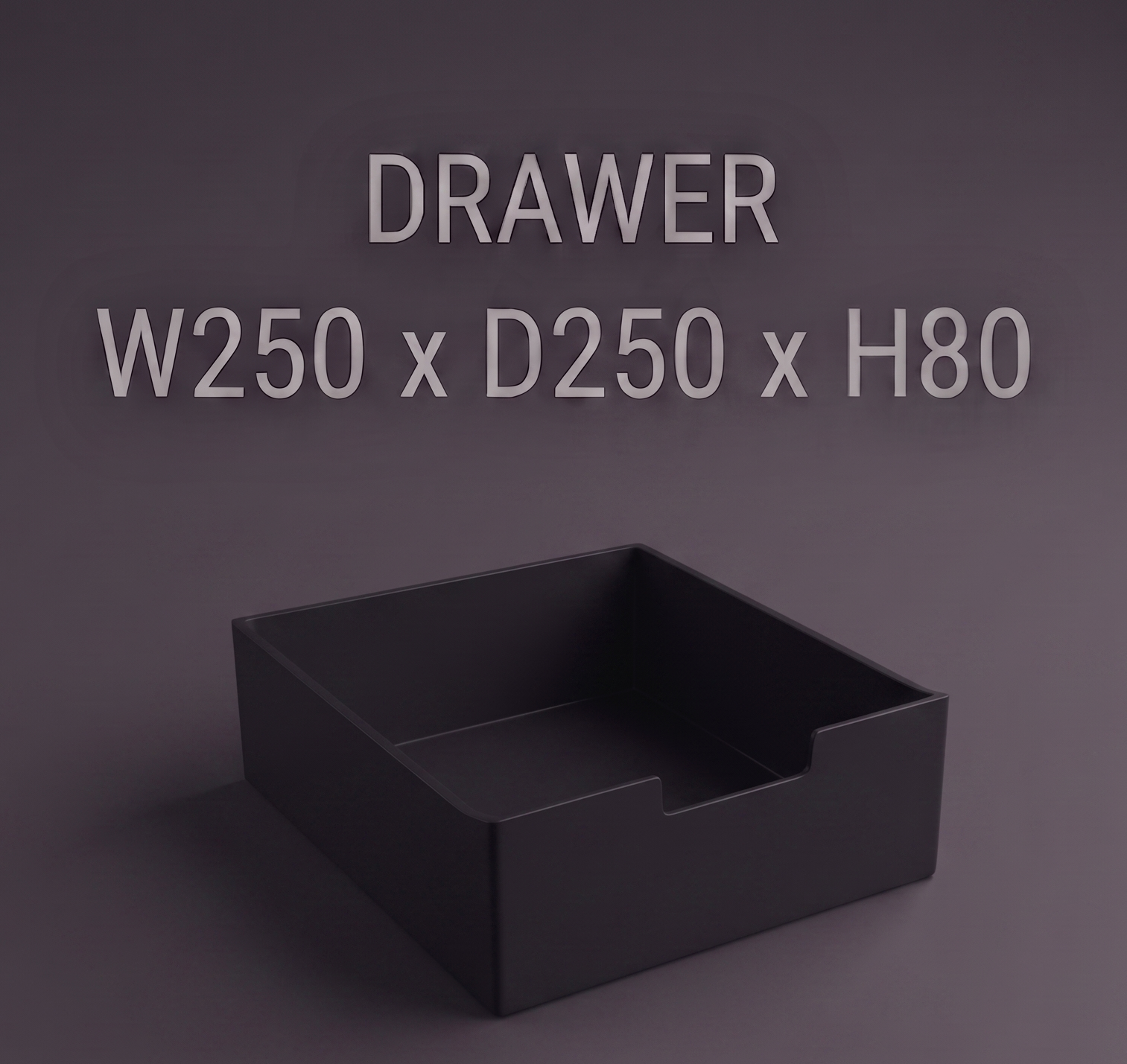 Miniatura 3 do modelo 3D Stackable Drawers - Various Sizes
