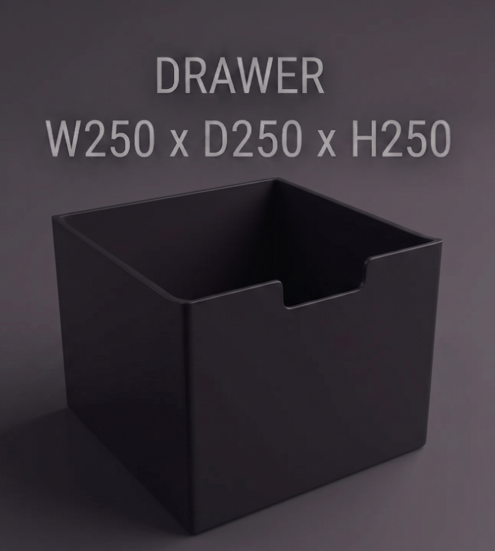 Miniatura 4 del modelo 3D Stackable Drawers - Various Sizes