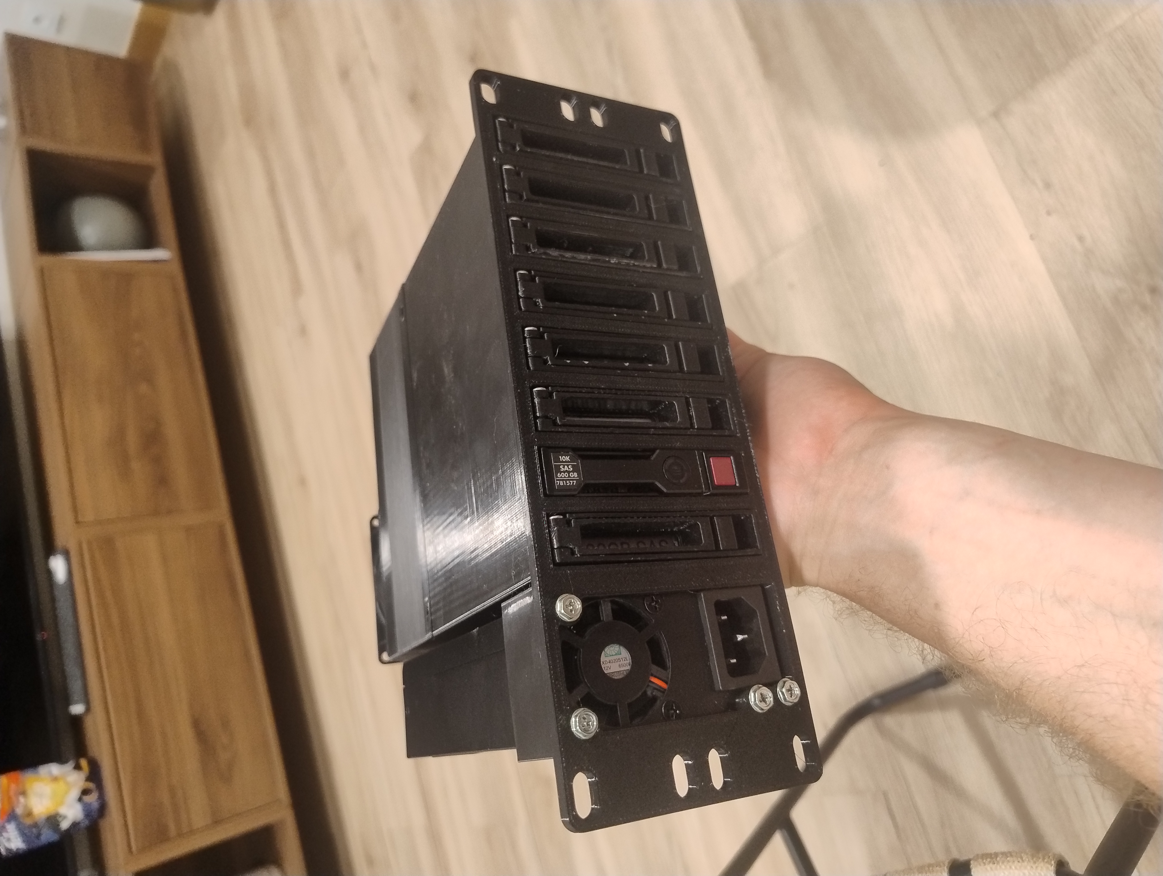 10" Rack 2U 8x 2.5" HP Gen8/9 HDD + FlexPSU Module - 1