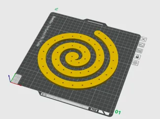 Spiral Badge Organizer for Plast Scouts
