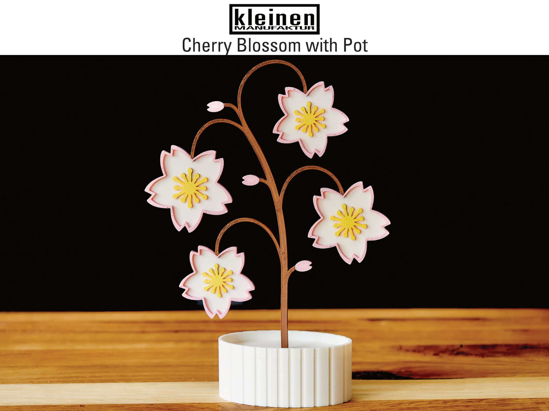 Cherry Blossom with Pot Sakura Flower Deko 