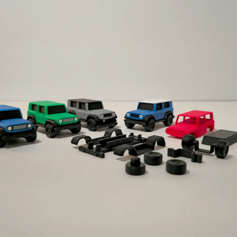 [Scale 64] Jeep Off Roader w/ Suspension_Model Kit - Free 3D Print ...