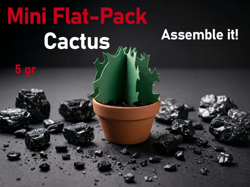 Mini Flat-Pack Cactus - Il cactus assemblabile PIP