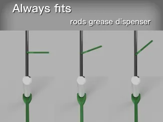 Always fits  rods grease dispenser 