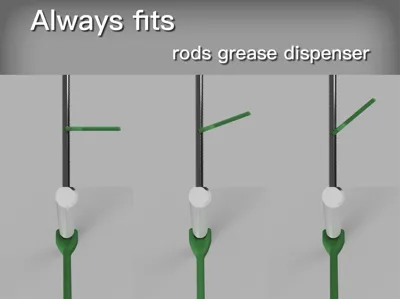 Always fits  rods grease dispenser 