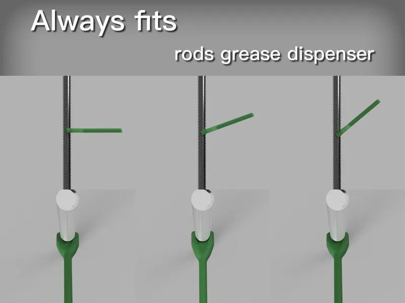 Always fits rods grease dispenser