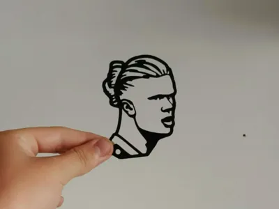 Erling Haaland Keychain One-Piece 3D Print