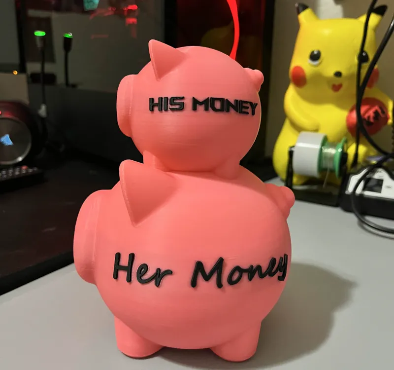 His/ Her Money Piggy Bank