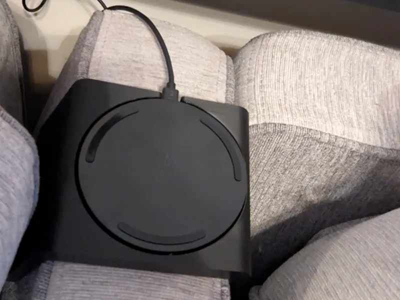 LoveSac Sactional Angled Side - Wireless Charger