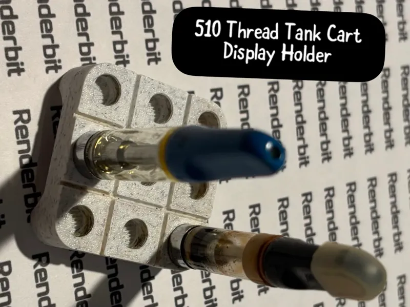 510 Cart Stand 9 Slot Organizer for Vape Cartridge