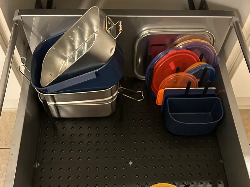 Küchenschubladen organizer