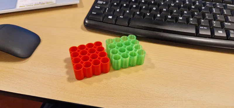 AAA rechargeable battery holder, low profile, simple