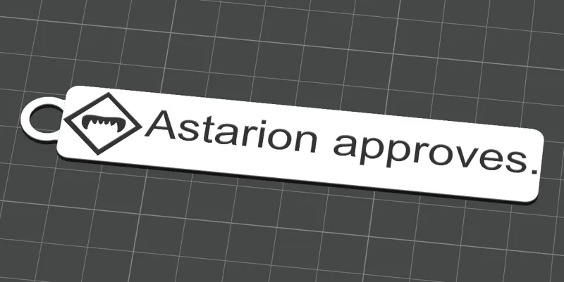 Astarion approves Keychain