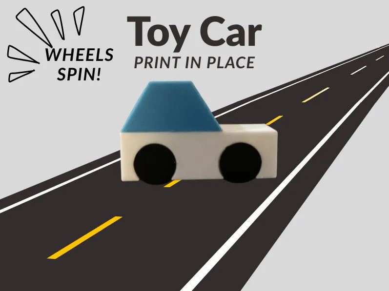 Toy Car - 100% Print-In-Place