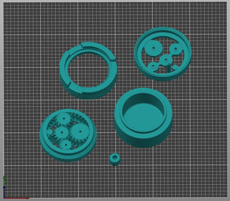 Umikot V2 54 mm Breville version - split parts