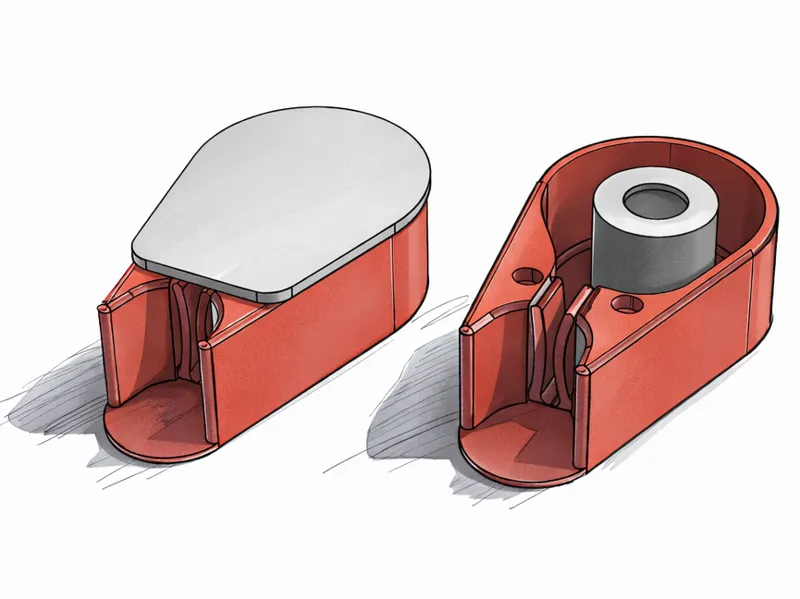 3D-printable sheath for your spoon carving knives.