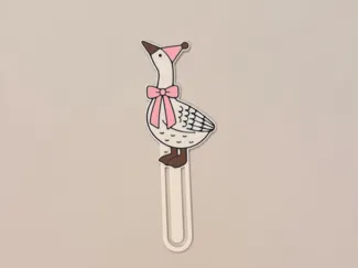 GOOSE BOOKMARK |CUTE CHRISTMAS BOOKMARK