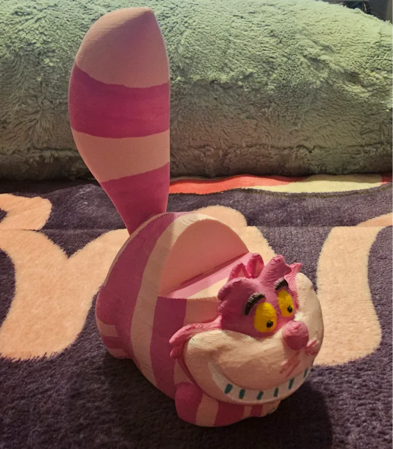 Cheshire Cat phone holder