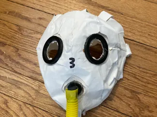 WW1 US/British SBR Gas mask Parts 