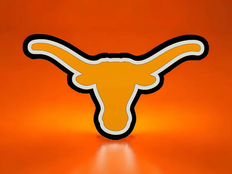 Texas Longhorns v2 LED Lamp