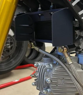 PITBIKE RADIATOR MANIFOLD-CONVOGLIATORE RADIATORE