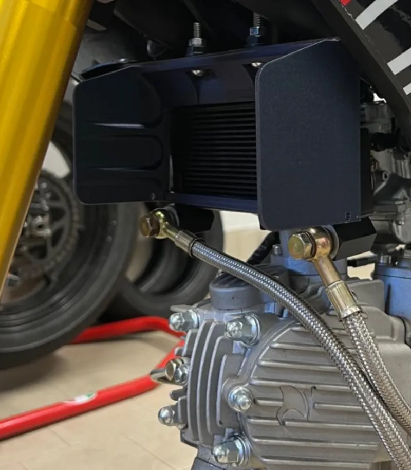 PITBIKE RADIATOR MANIFOLD-CONVOGLIATORE RADIATORE