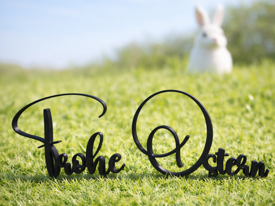 Frohe Ostern "Schriftzug" 